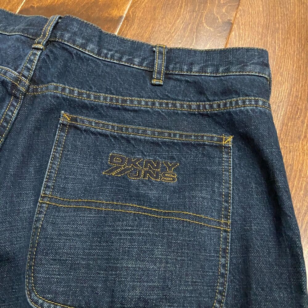 DKNY Jeans Vintage Blue Denim Chore Jacket & Jean Suit Set Men's Size XL/38 - Picture 8 of 16
